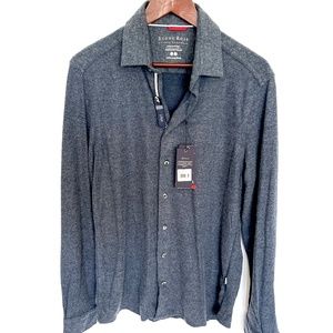 NWT - Stone Rose Mens long sleeve jersey button up